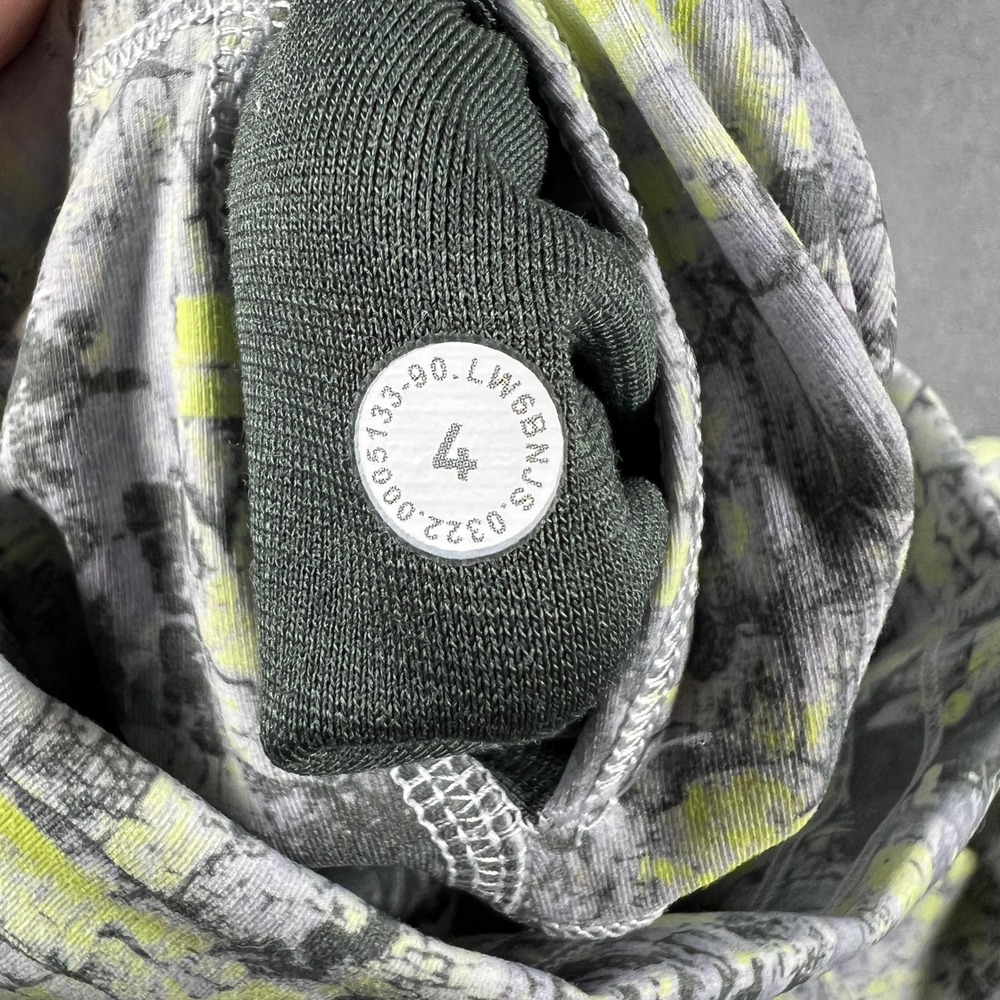 Lululemon Wunder Train High-Rise Crop 23" Cinder‎ Grain Smoked Spruce Multi Sz 4 - Picture 8 of 12